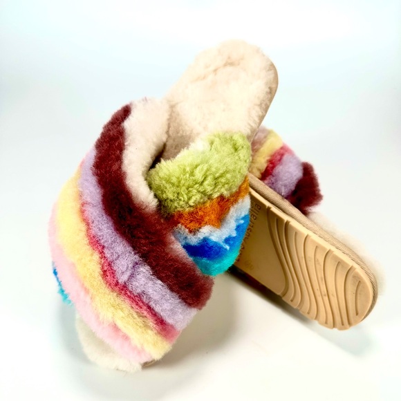 EMU Australia by Anthropologie Mayberry Rainbow Sheepskin Slipper in Multicolor - Picture 5 of 16